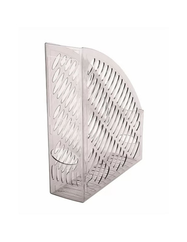 Suport documente Ark 2050, vertical, plastic, transparent cristal / fumuriu