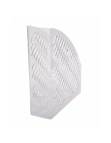 Suport documente Ark 2050, vertical, plastic, transparent cristal / fumuriu