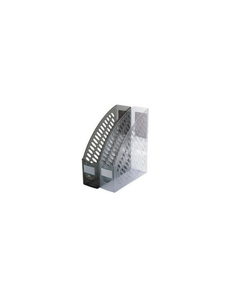 Suport documente Ark 2050, vertical, plastic, transparent cristal / fumuriu