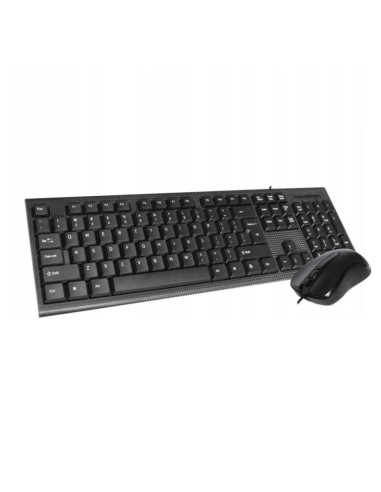 Set 2in1 - tastatura + mouse 1200dpi, Omega OKM09 / 45545, USB, negru