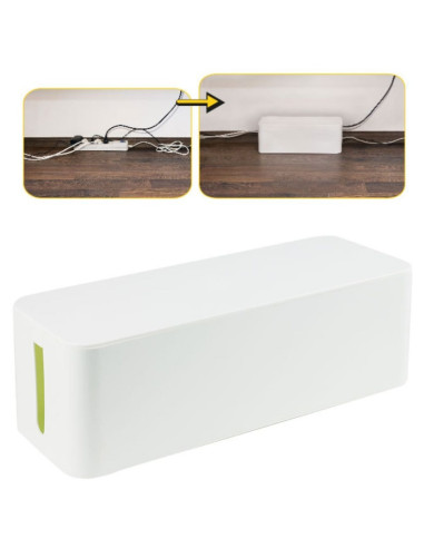 Organizator cablu Grand 120-1935 / YL-PK405B, alb