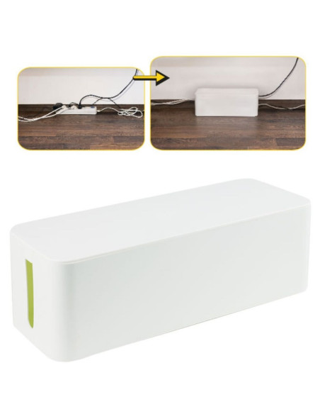 Organizator cablu Grand 120-1935 / YL-PK405B, alb