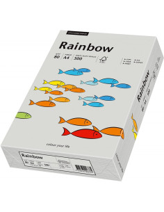 Hartie colorata A4 Rainbow 88042805, 80g/mp, gri, top 500 coli
