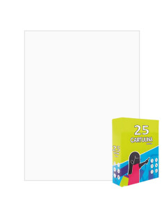 Carton colorat Fabrisa 15555, 50x65cm, 180g/mp, alb pastel, top 25 coli