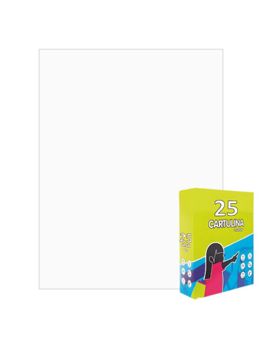 Carton colorat Fabrisa 15555, 50x65cm, 180g/mp, alb pastel, top 25 coli