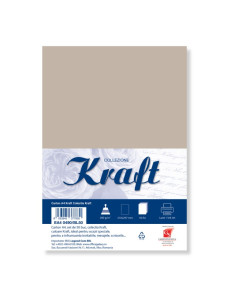 Carton special colorat A4 Colorarte Kraft, 200g/mp, kraft, top 50 coli