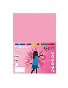 Carton colorat A4 Fabrisa 15515, 180g/mp, roz pastel, top 250 coli