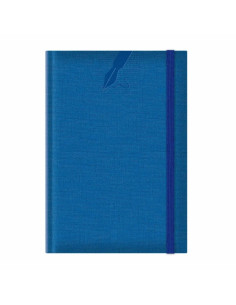 Agenda A5 nedatata Colere EJ-1505, 224 pagini, cu elastic, albastru royal