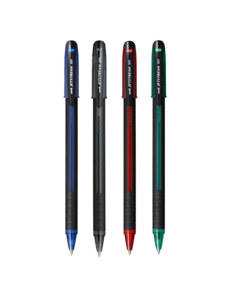 Pix Jetstream Uni-ball SX-101, 0.7mm, cu capac, corp in culoarea scrisului, grip cauciucat