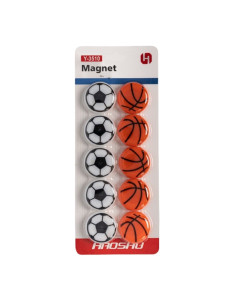 Magneti pentru tabla CNX Y-3510, minge fotbal/baschet, diametru 30mm, set 10 buc