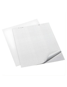 Rezerva hartie flipchart, 65x94cm, 70g/mp, patratele 2.5x2.5cm, top cu 20 buc