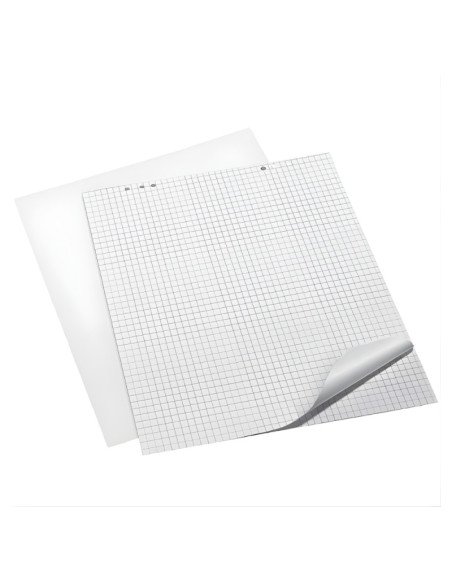 Rezerva hartie flipchart, 65x94cm, 70g/mp, patratele 2.5x2.5cm, top cu 20 buc