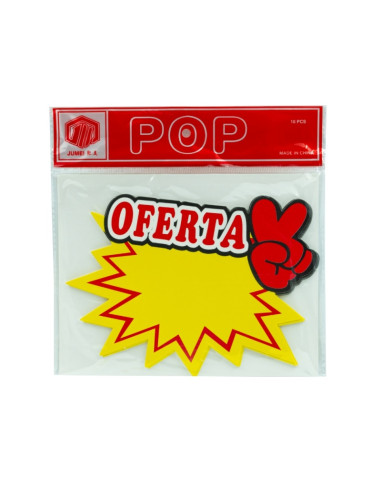 Semnalizare carton oferta CNX, 13x17cm, set 10 buc