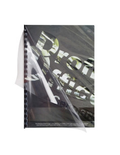 Coperta indosariere A3 ProfiOffice, PVC cristal, transparent, 0.20mm, top cu 100 coli 2
