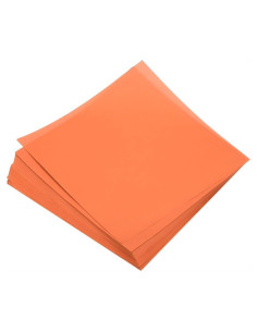 Coperta indosariere A4 CNX, carton imitatie piele, portocaliu, 230g/mp, top 100 coli