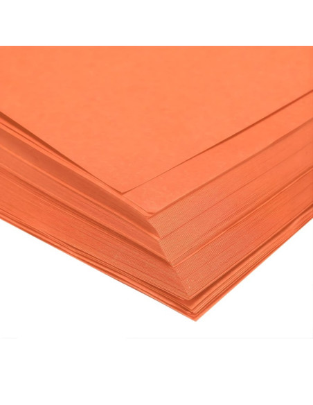 Coperta indosariere A4 CNX, carton imitatie piele, portocaliu, 230g/mp, top 100 coli
