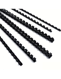 Inele plastic pentru indosariere Office Cover, 28mm, negru, set 50 buc