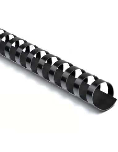 Inele plastic pentru indosariere Office Cover, 38mm, negru, set 50 buc