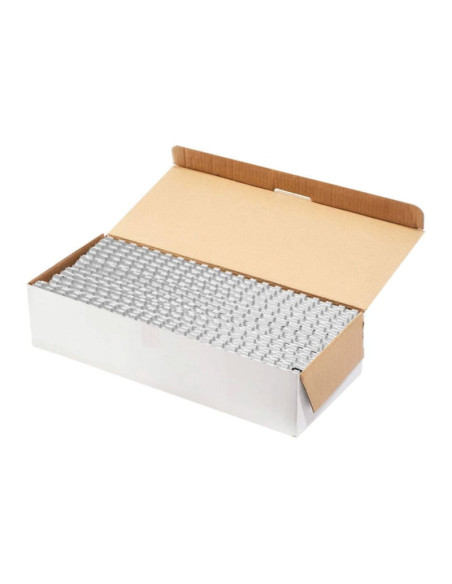 Inele plastic pentru indosariere Office Cover, 6mm, alb