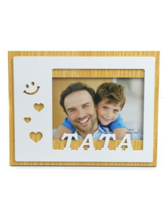 Rama foto, MDF, 10x15cm, No.R-04, mesaj "Tata"