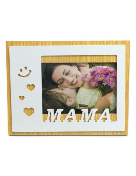 Rama foto, MDF, 10x15cm, No.R-05, mesaj "Mama"
