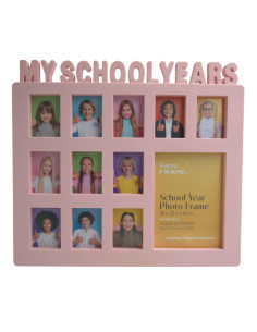 Rama foto, PVC, No.BB109, My School Years, 11 poze 3.5x5cm + 1 poza 8.5x12cm