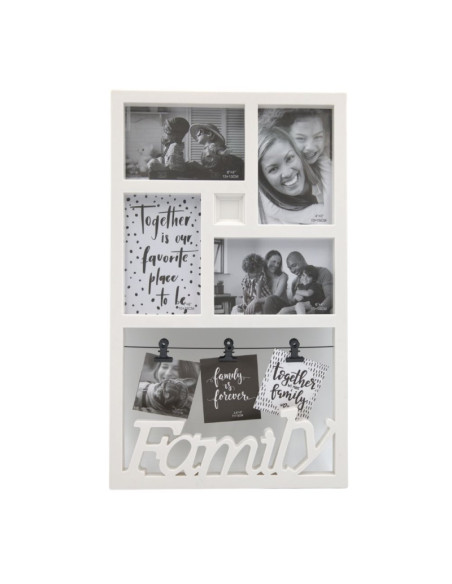 Rama foto, PVC, No.BB76, colaj foto "Family"