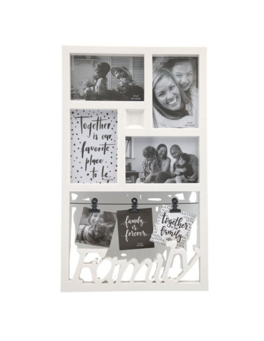 Rama foto, PVC, No.BB76, colaj foto "Family"