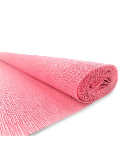 Hartie creponata Colorarte QC-004, roz intens, 50x200cm, solida floristica
