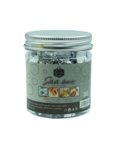 Foita COLORARTE SJB-0002S, argintie, 3g, borcan