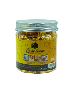 Foita COLORARTE SJB-0002G, auriu, 3g, borcan