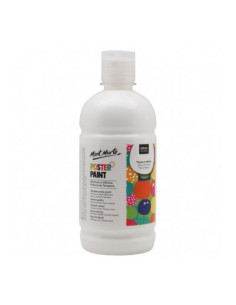 Culori tempera Mont Marte, 500ml, culoare alb, MPST0001
