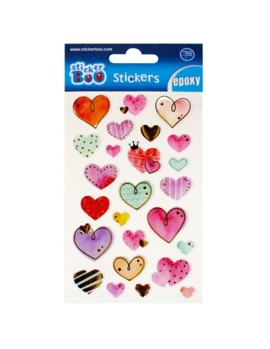 Abtibilduri - inimi, set 26 buc, Sticker Boo, 493725