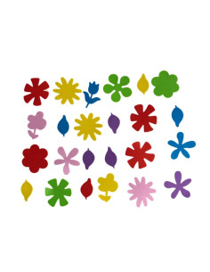Abtibilduri - flori, 8g, buretat, Colorarte, 3361
