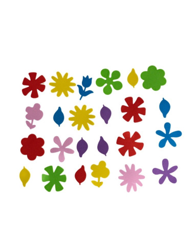 Abtibilduri - flori, 8g, buretat, Colorarte, 3361