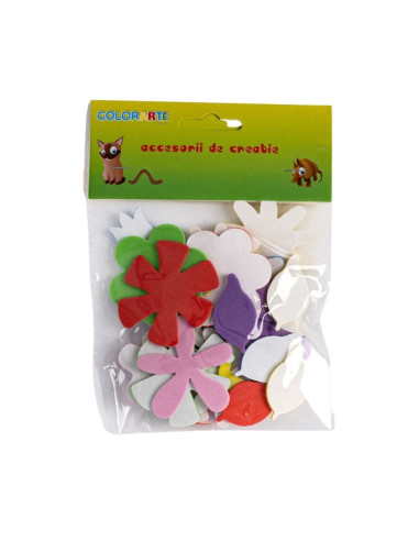 Abtibilduri - flori, 8g, buretat, Colorarte, 3361
