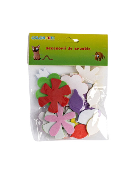 Abtibilduri - flori, 8g, buretat, Colorarte, 3361