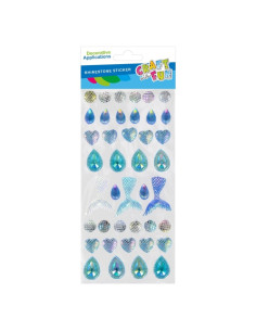 Accesorii creatie - stickere autoadezive - sirena cristal, 8x20 cm, Craft with Fun 567265