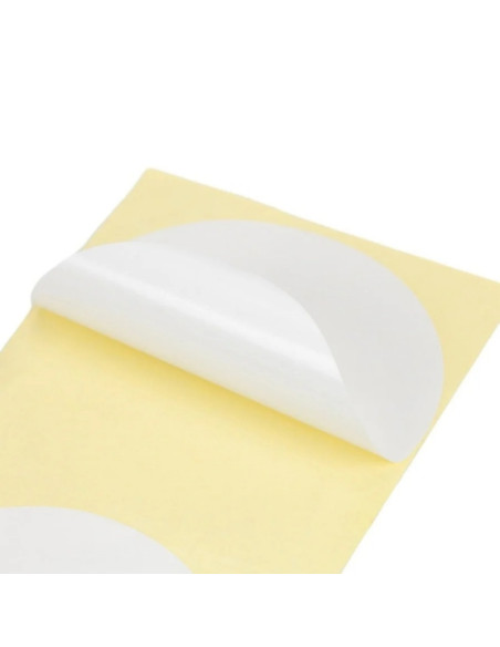 Accesorii creatie - stickere autoadezive - rotunde, 10 cm, diverse culori, 2/colata, set 30 buc