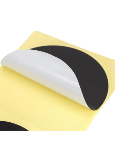 Accesorii creatie - stickere autoadezive - rotunde, 10 cm, diverse culori, 2/colata, set 30 buc