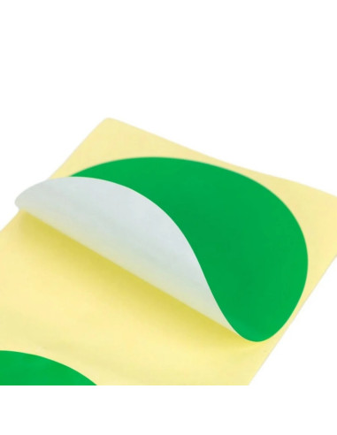 Accesorii creatie - stickere autoadezive - rotunde, 10 cm, diverse culori, 2/colata, set 30 buc