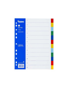 Separator plastic Noki 59126, A4, set 12 culori
