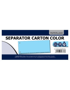 Separator carton PaperL, A7, culori pale, set 100 buc 2