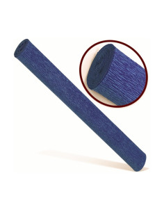 Hartie creponata Colorarte QC-015, bleumarin, 50x200cm, solida floristica