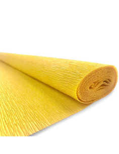Hartie creponata Colorarte QC-017, galben intens, 50x200cm, solida floristica 2