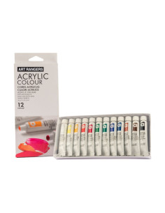 Culori acrilice Colorarte, 12 culori x 12ml, EA1212C