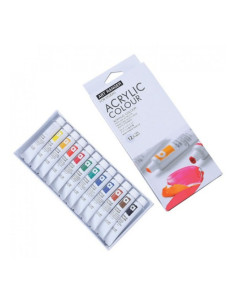 Culori acrilice Colorarte, 12 culori x 12ml, EA1212C 2