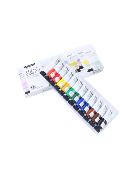 Culori acrilice Magi-Wap Art Rangers, 12 culori x 22ml, FEA1222T