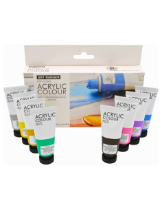 Culori acrilice Magi-Wap Art Rangers, 8 culori x 22ml, culori metalice, FEA0822T-M