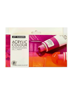Culori acrilice Magi-Wap Art Rangers, 8 culori x 22ml, culori neon, FEA0822T-N 2